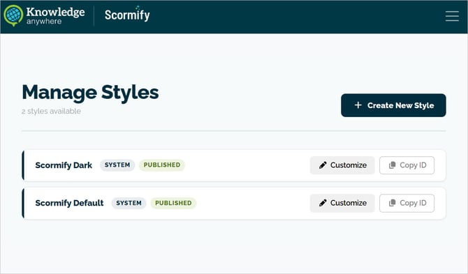 Scormify Style