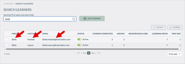 Search Learners